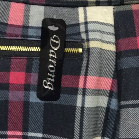 Plaid Stretch Pant - Picture 5 of 8